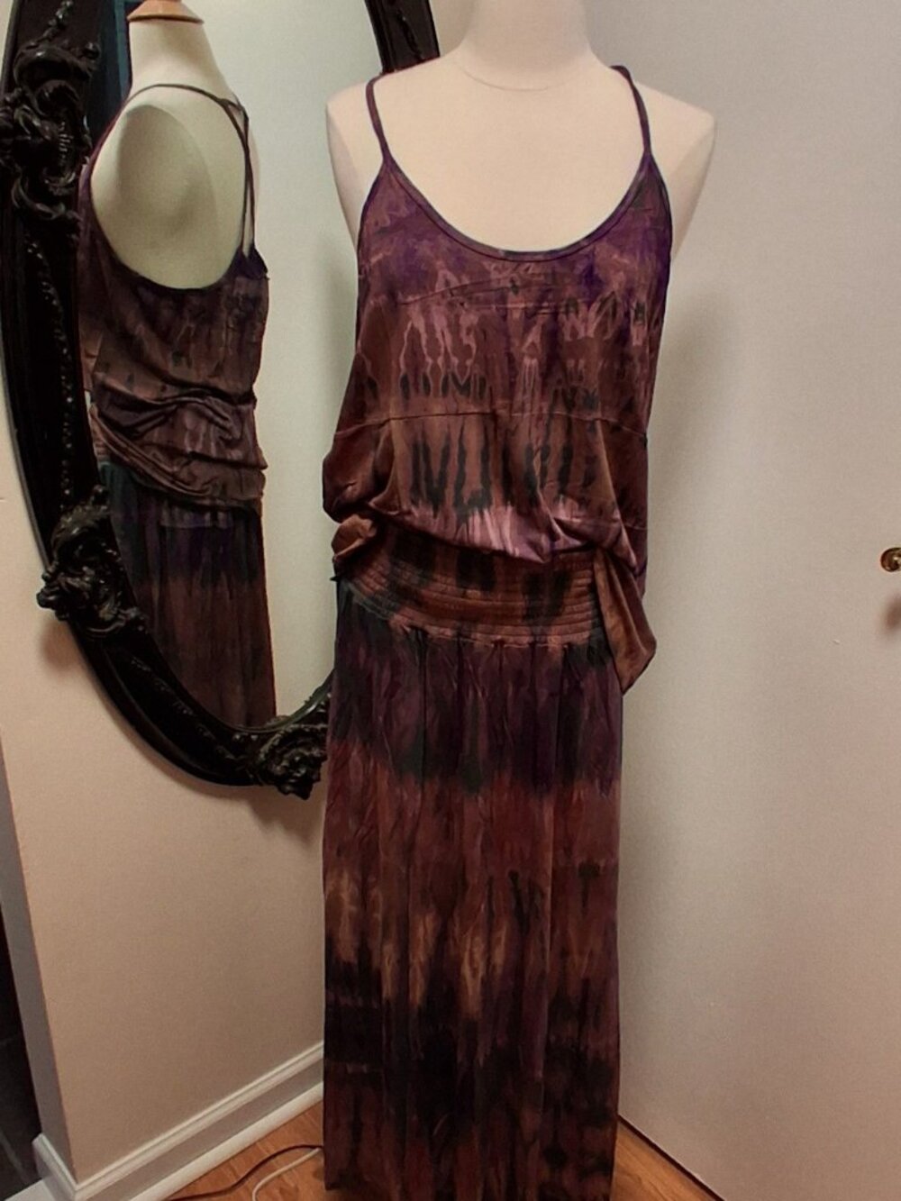 Jaded Gypsy Tie Dye Boho Skirt & Tank Top Set sz Lg/XL NWT  /B3